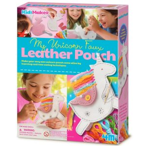 Set creativ DIY, 4M, Geanta din piele artificiala, Unicorn