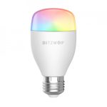 Bec inteligent Blitzwolf BW-LT27, Wi-Fi, Smart, Bulb E27, 9W, Comanda vocala, 850 LM, RGB