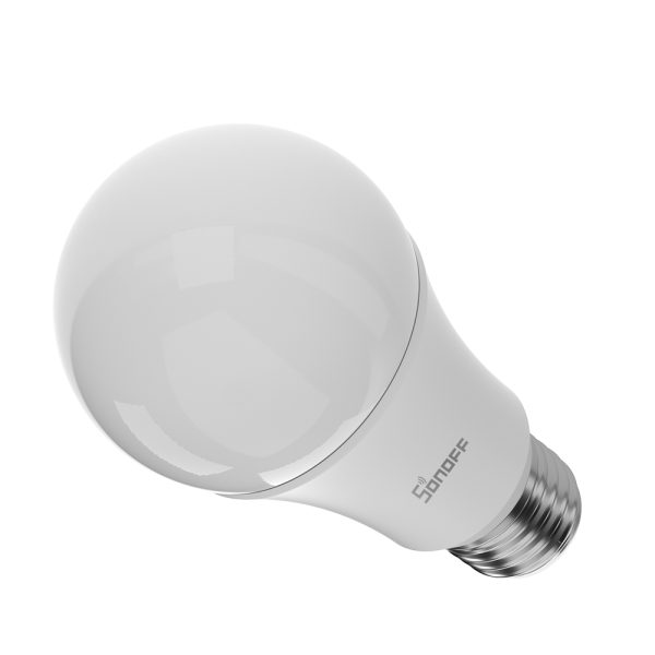 Bec inteligent cu LED Sonoff B02-B-A60, Lumina calda / rece, Putere 9W, 806 LM, Control aplicatie