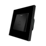 Buton de Sonerie Mecanic LUXION cu Rama din Sticla