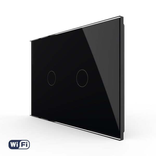 Intrerupator Dublu Wi-Fi cu Touch LIVOLO, standard Italian – Serie Noua