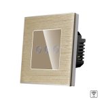 Intrerupator Triplu Wi-Fi cu Touch din Sticla si Rama de Aluminiu LUXION