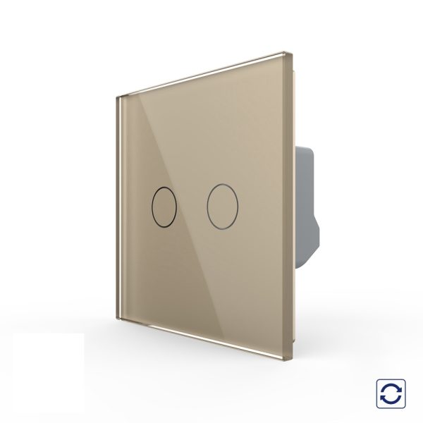 Intrerupator Dublu cu Reset si Contact Uscat LIVOLO – Serie Noua