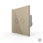 Intrerupator Dublu cu Revenire, Contact Uscat cu Touch LIVOLO – Serie Noua