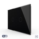 Intrerupator Dublu Cap Scara / Cruce Wi-Fi cu Touch LIVOLO, standard italian – Serie Noua