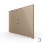 Intrerupator Simplu Cap Scara / Cruce cu Touch LIVOLO din Sticla – Serie Noua