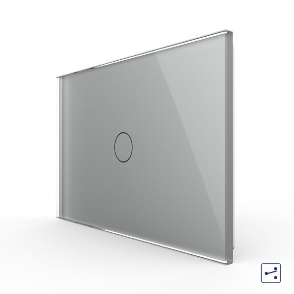 Intrerupator Simplu Cap Scara / Cruce cu Touch LIVOLO din Sticla – Serie Noua
