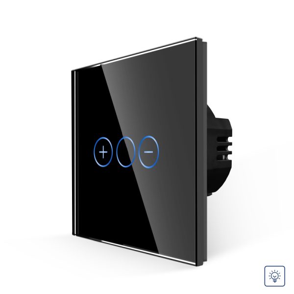 Intrerupator Simplu cu Variator cu Touch din Sticla LUXION