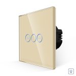 Intrerupator Simplu cu Variator cu Touch din Sticla LUXION