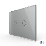 Intrerupator Dublu Wireless cu Touch LIVOLO din Sticla – Serie Noua