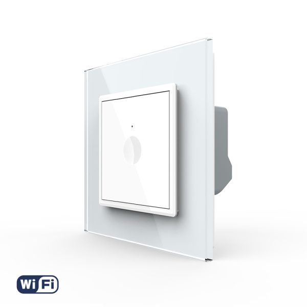 Intrerupator Simplu Wi-Fi cu Touch LIVOLO cu Rama din Sticla – Serie Noua
