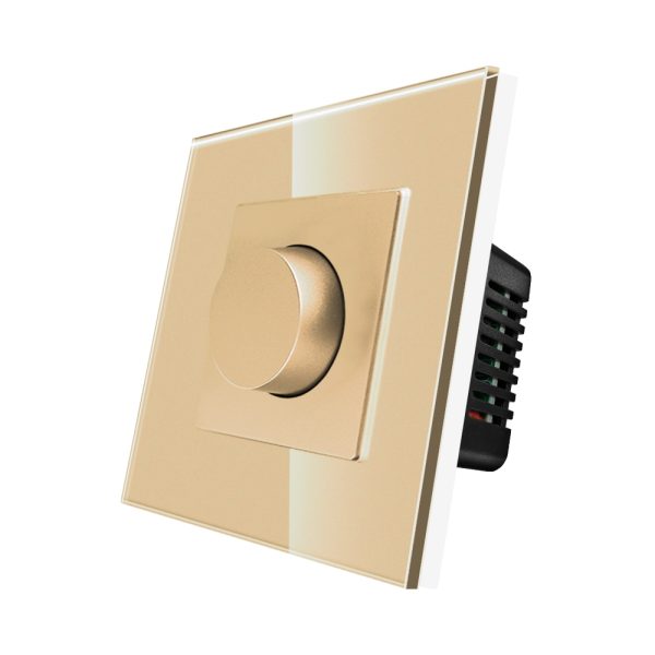 Intrerupator cu Variator Mecanic LUXION cu Rama din Sticla