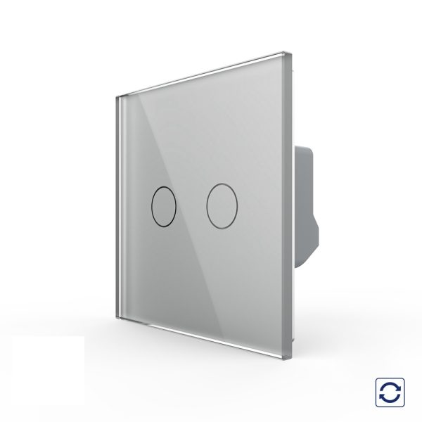 Intrerupator Dublu cu Reset si Contact Uscat LIVOLO – Serie Noua