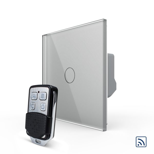Intrerupator LIVOLO simplu wireless cu touch si telecomanda inclusa