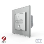 Intrerupator Simplu Cap Scara / Cruce cu Variator Livolo cu Rama din Sticla, ZigBee – Serie Noua
