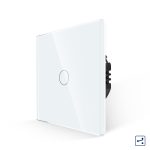 Intrerupator Simplu Cap Scara cu Touch din Sticla LUXION