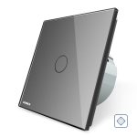 Intrerupator simplu cu revenire / contact uscat Livolo cu touch din sticla