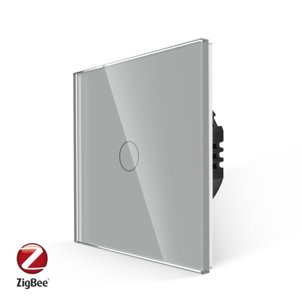 Intrerupator Simplu cu Touch din Sticla LUXION, protocol ZigBee