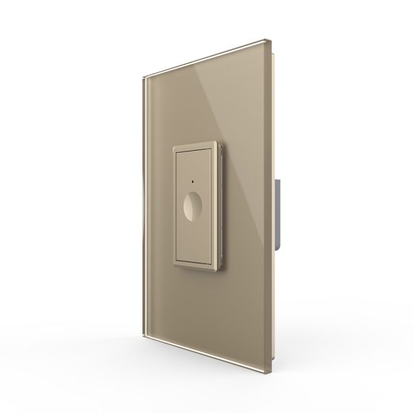 Intrerupator Simplu cu Touch Livolo cu Rama Din Sticla 1M – Serie Noua