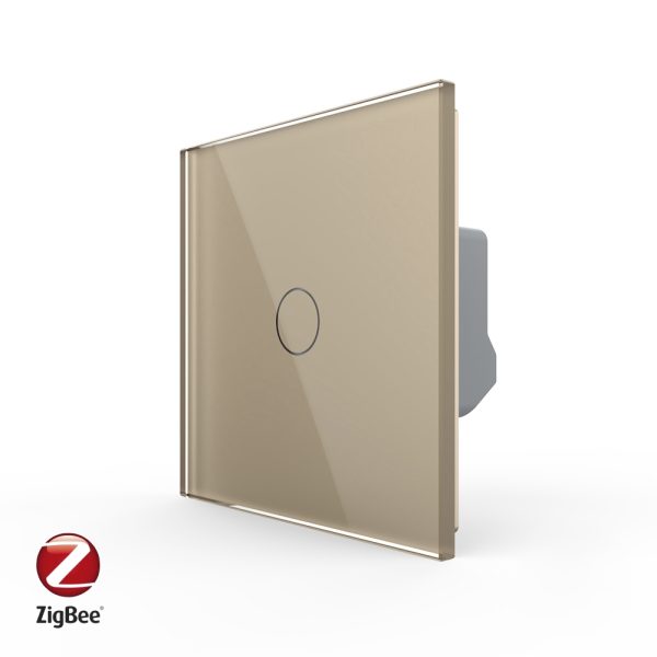 Intrerupator Simplu cu Touch Livolo din Sticla, Zigbee – Serie Noua