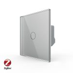 Intrerupator Simplu cu Touch Livolo din Sticla, Zigbee – Serie Noua
