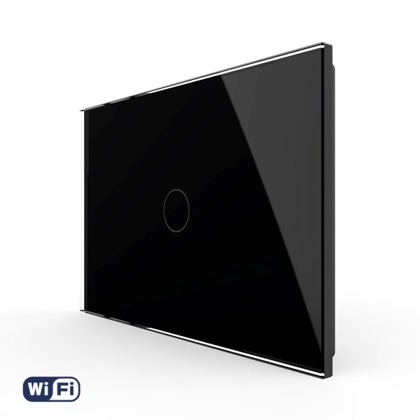 Intrerupator Simplu Wi-Fi cu Touch LIVOLO din Sticla, standard Italian – Serie Noua