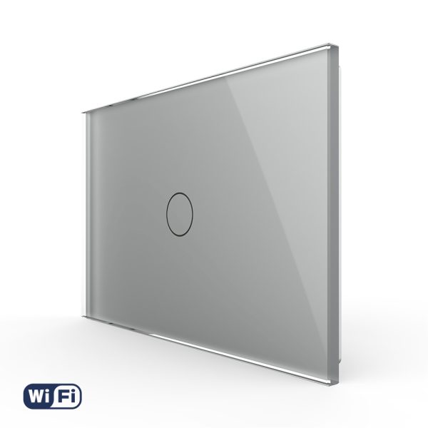 Intrerupator Simplu Wi-Fi cu Touch LIVOLO din Sticla, standard Italian – Serie Noua