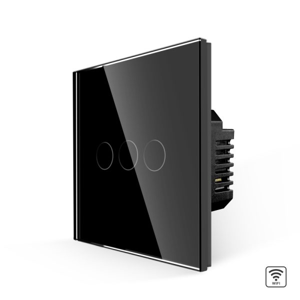 Intrerupator Triplu Wi-Fi cu Touch din Sticla LUXION
