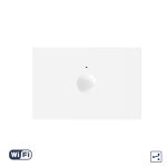 Modul Intrerupator Simplu Cap Scara / Cruce Wi-Fi cu Touch LIVOLO, standard italian – Serie Noua, Alb