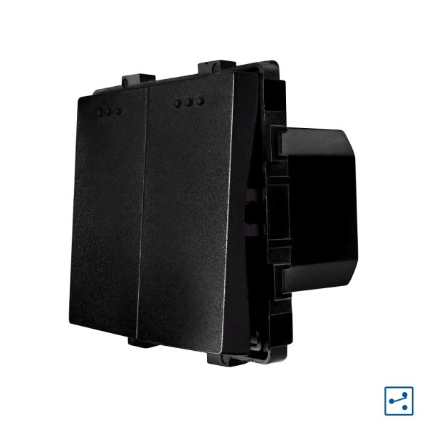 Modul Intrerupator Dublu Cap Scara Mecanic LUXION