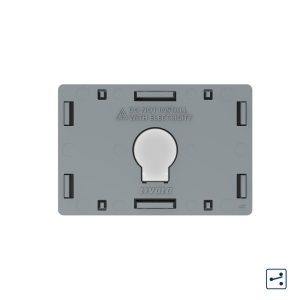 Modul intrerupator simplu cap scara / cruce cu touch Livolo, standard Italian