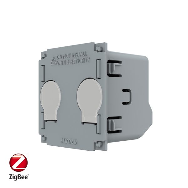 Modul Intrerupator Dublu cu Touch Livolo, ZigBee – Serie Noua