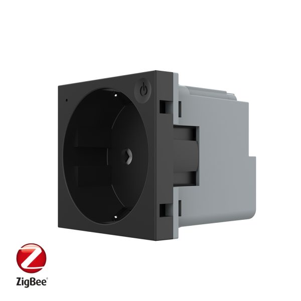 Priza inteligenta pentru perete Livolo ZigBee, Fara rama, 16A, Wi-Fi, Compatibil cu Alexa si Google Home
