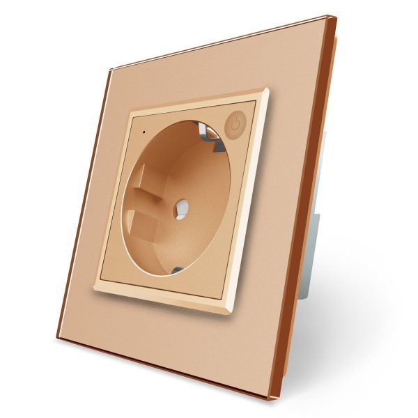 Priza inteligenta pentru perete Livolo ZigBee,16A, Wi-Fi, Compatibil cu Alexa si Google Home