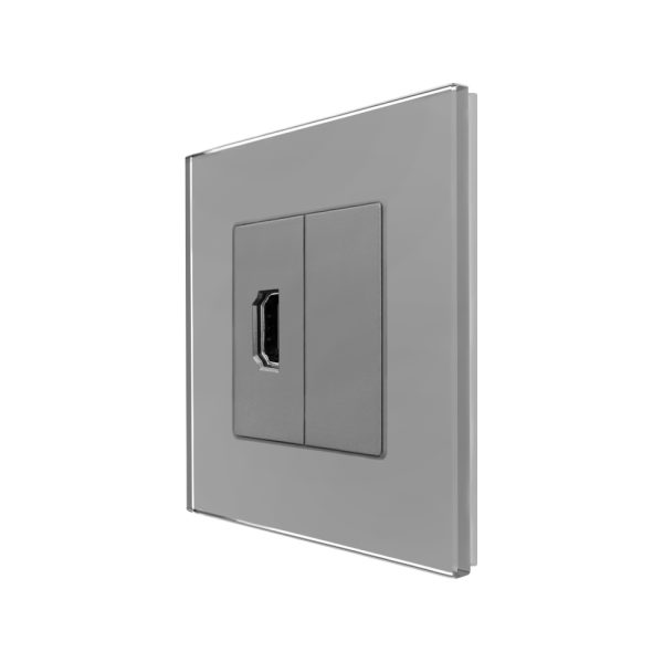 Priza HDMI cu Rama din Sticla LUXION