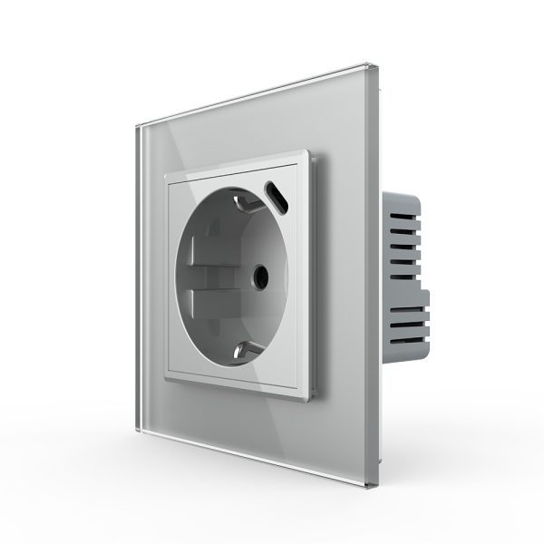 Priza Schuko + USB-C LIVOLO, Standard German – Serie Noua