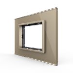 Rama din sticla Livolo standard Italian 3 module – Serie noua