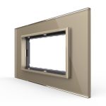 Rama din sticla Livolo standard Italian 4 module – Serie noua