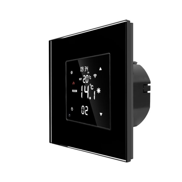 Termostat Wi-Fi pentru incalzirea electrica LUXION cu Rama din Sticla