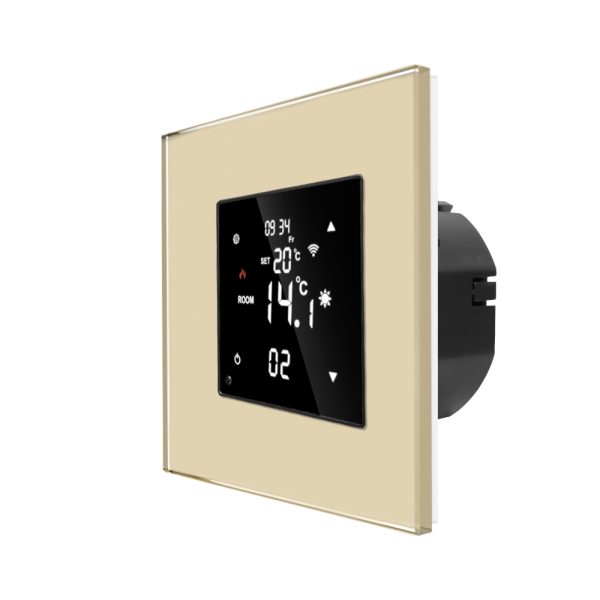 Termostat Wi-Fi pentru incalzirea electrica LUXION cu Rama din Sticla