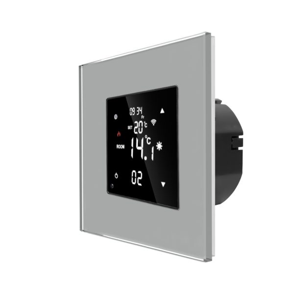 Termostat Wi-Fi pentru incalzirea electrica LUXION cu Rama din Sticla