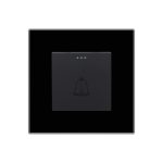 Buton de Sonerie Mecanic LUXION cu Rama din Sticla
