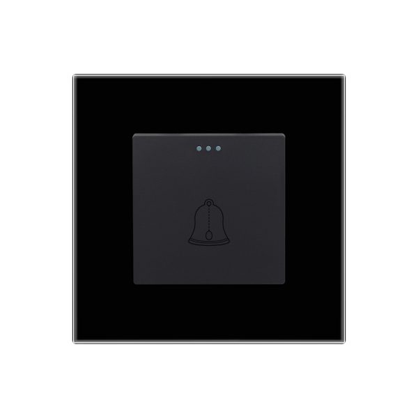 Buton de Sonerie Mecanic LUXION cu Rama din Sticla