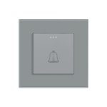 Buton de Sonerie Mecanic LUXION cu Rama din Sticla