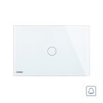 Buton sonerie cu touch Livolo din sticla, Standard italian