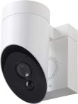 Camera de supraveghere de exterior Somfy, Wifi, 1080p Full HD, Sirena 110 dB, Posibila conexiune la corpul de iluminat existent – Alb