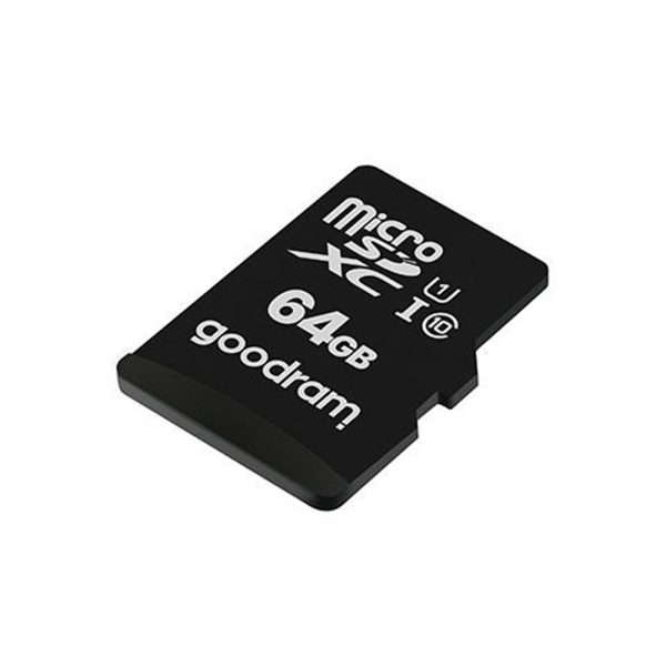 Card de memorie MicroSDXC + Adaptor SD, GOODRAM M1AA-0640R12, 64 GB, Memorie interna USH-I
