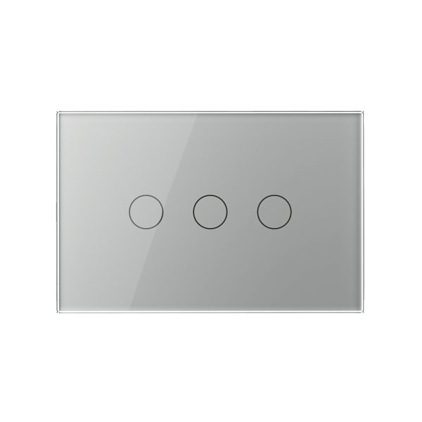 Intrerupator Triplu WIFI cu Touch LIVOLO din Sticla, standard Italian – Serie Noua