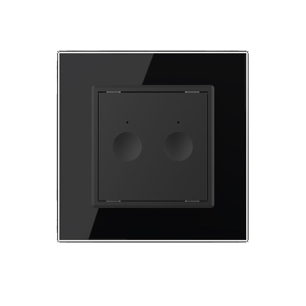 Intrerupator Draperie cu Touch LIVOLO cu Rama din Sticla, Protocol ZigBee