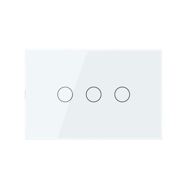 Intrerupator Triplu Cap Scara / Cruce Wi-Fi cu Touch LIVOLO, standard italian – Serie Noua